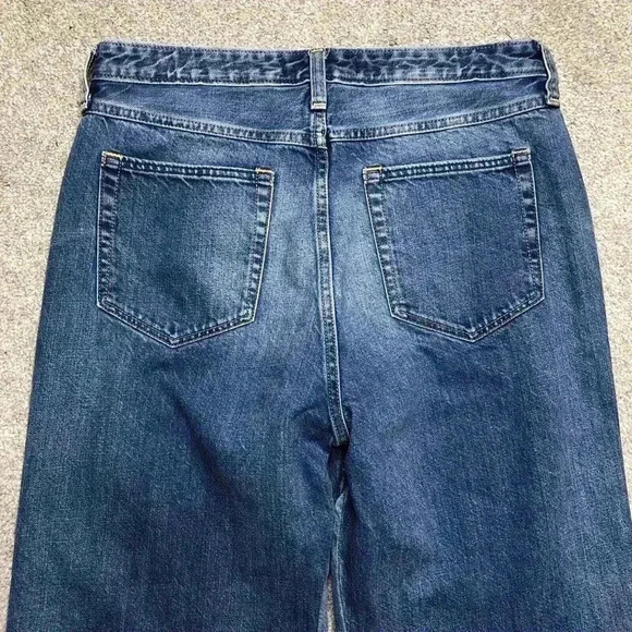 Abercrombie Fitch Jeans Wide Leg High Rise Blue Color Signature - Picture 12 of 12